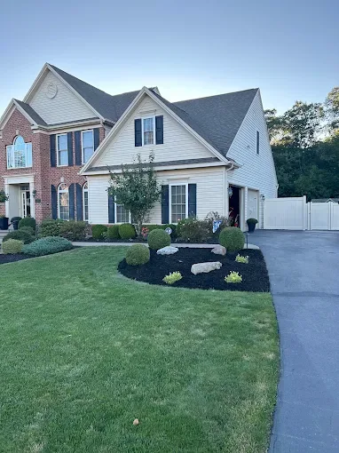 Residential home in Northeast Pennsylvania with a recently completed roof